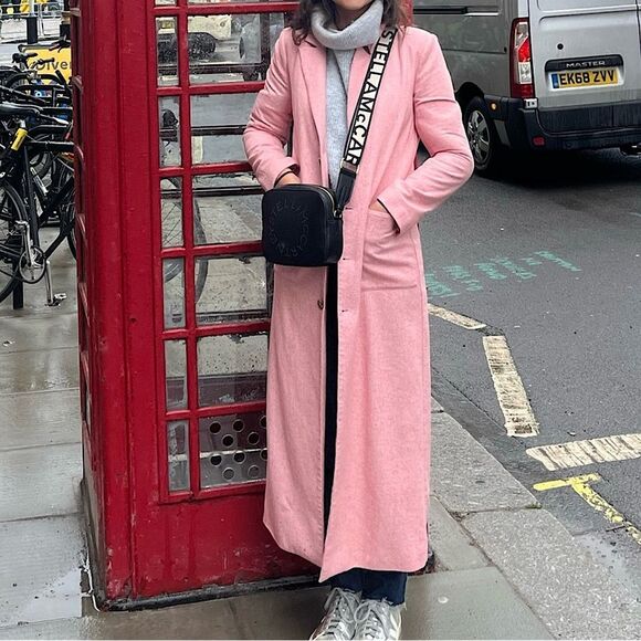 REVOLVE Coat Lovers + Friends Samantha Wool Fully Lined Coat Pink Size XS 🔥